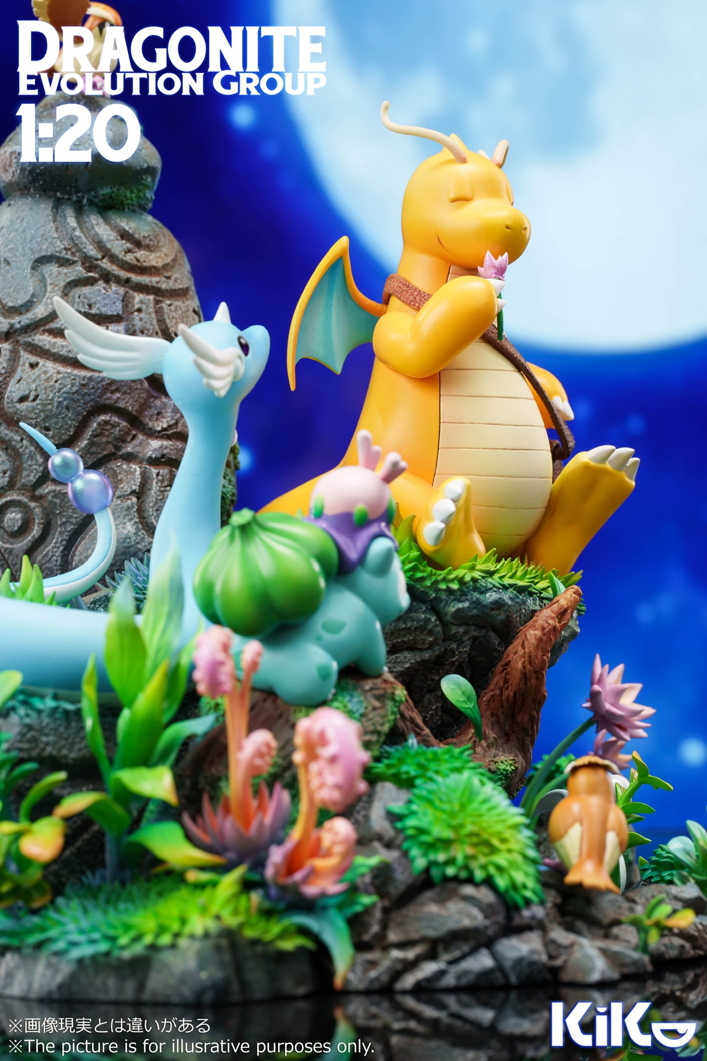 [PREORDER] 1/20 Scale World [KIKO] - Bulbasaur & Pidgey & Dratini & Dragonair & Dragonite & Goomy