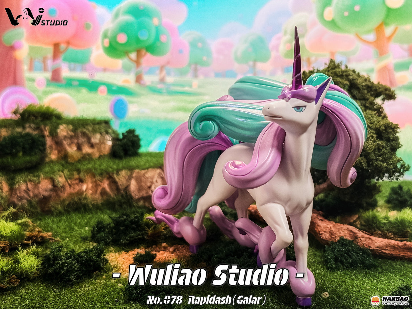 [IN STOCK] 1/20 Scale World Figure [WU] - Galarian Ponyta & Rapidash