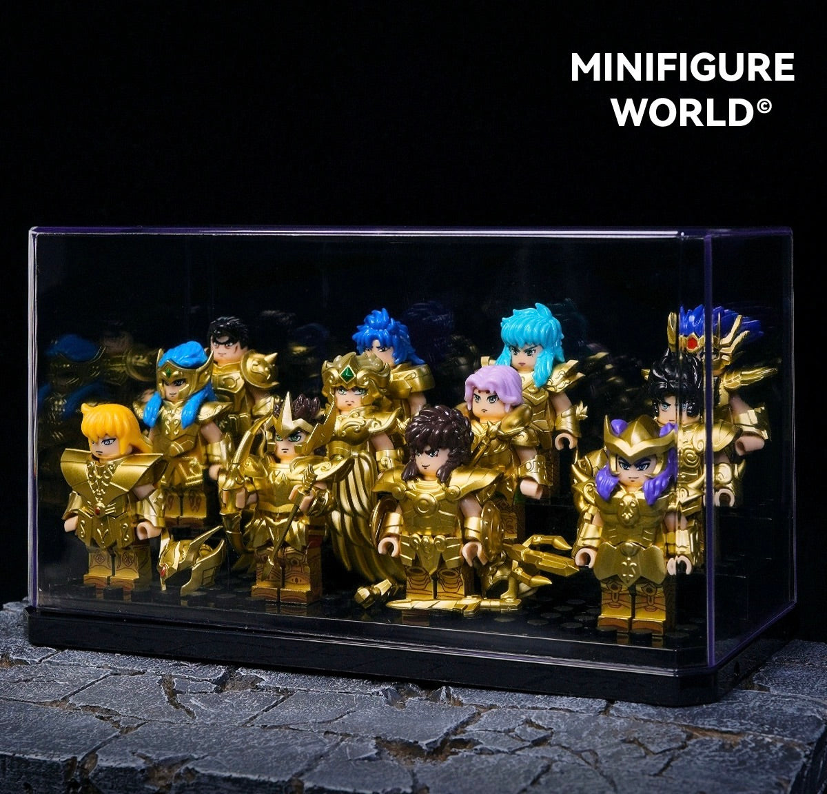 [IN STOCK] Custom Designed Minifigure [MINIFIGURE WORLD] - Gold Saint