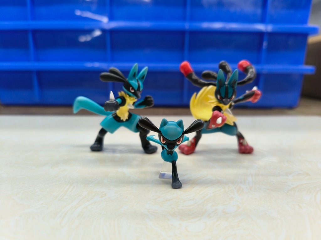 [PREORDER] 1/20 Scale World Figure [FOG] - Riolu & Lucario & Mega Lucario