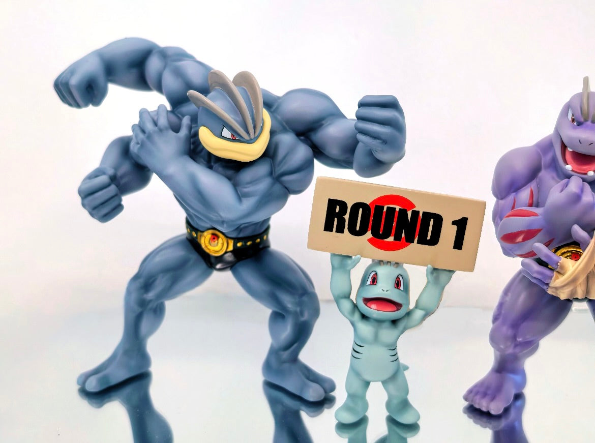 [IN STOCK] 1/20 Scale World Figure [HJ] - Machop & Machoke & Machamp