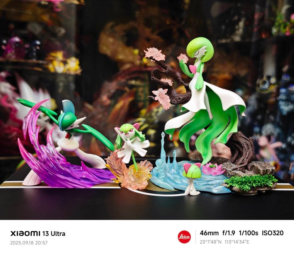 [IN STOCK] 1/20 Scale World Figure [PALLET TOWN] - Ralts & Kirlia & Gardevoir & Gallade