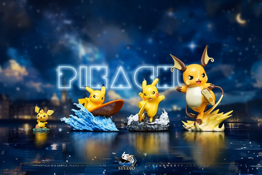 [PREORDER] 1/20 Scale World Figure [MMW] - Pikachu & Raichu & Pichu