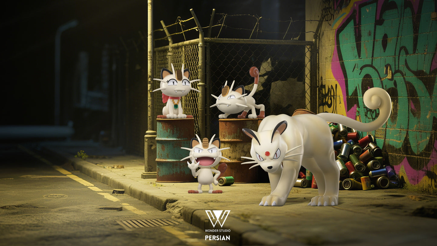[PREORDER] 1/20 Scale World Figure [WONDER] - Meowth & Persian