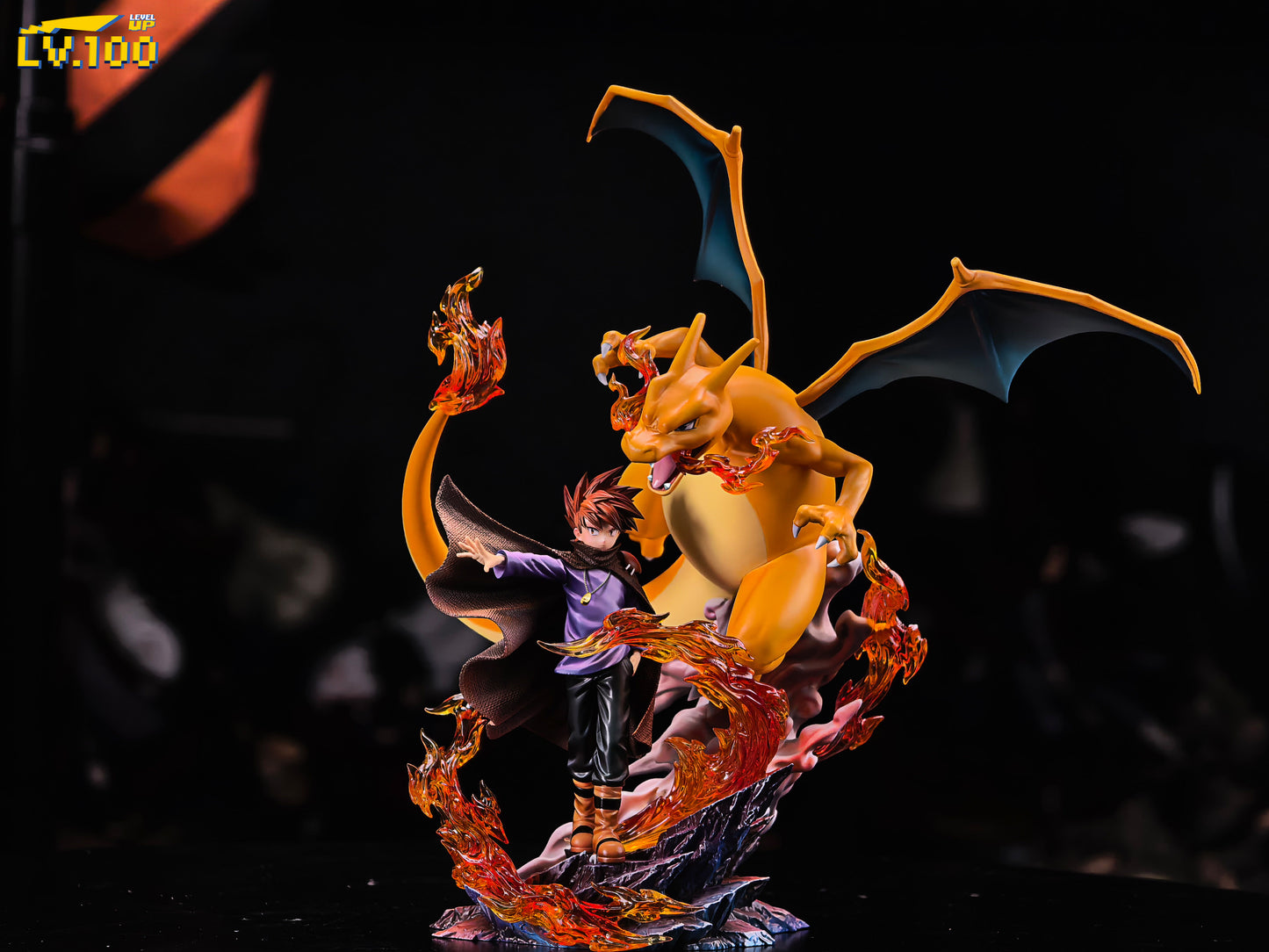 [PREORDER] 1/20 Scale World Figure [LV100 Club] - Blue (Adventures) & Charizard