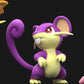 [PREORDER] 1/20 Scale World Figure [WONDER] - Rattata & Raticate