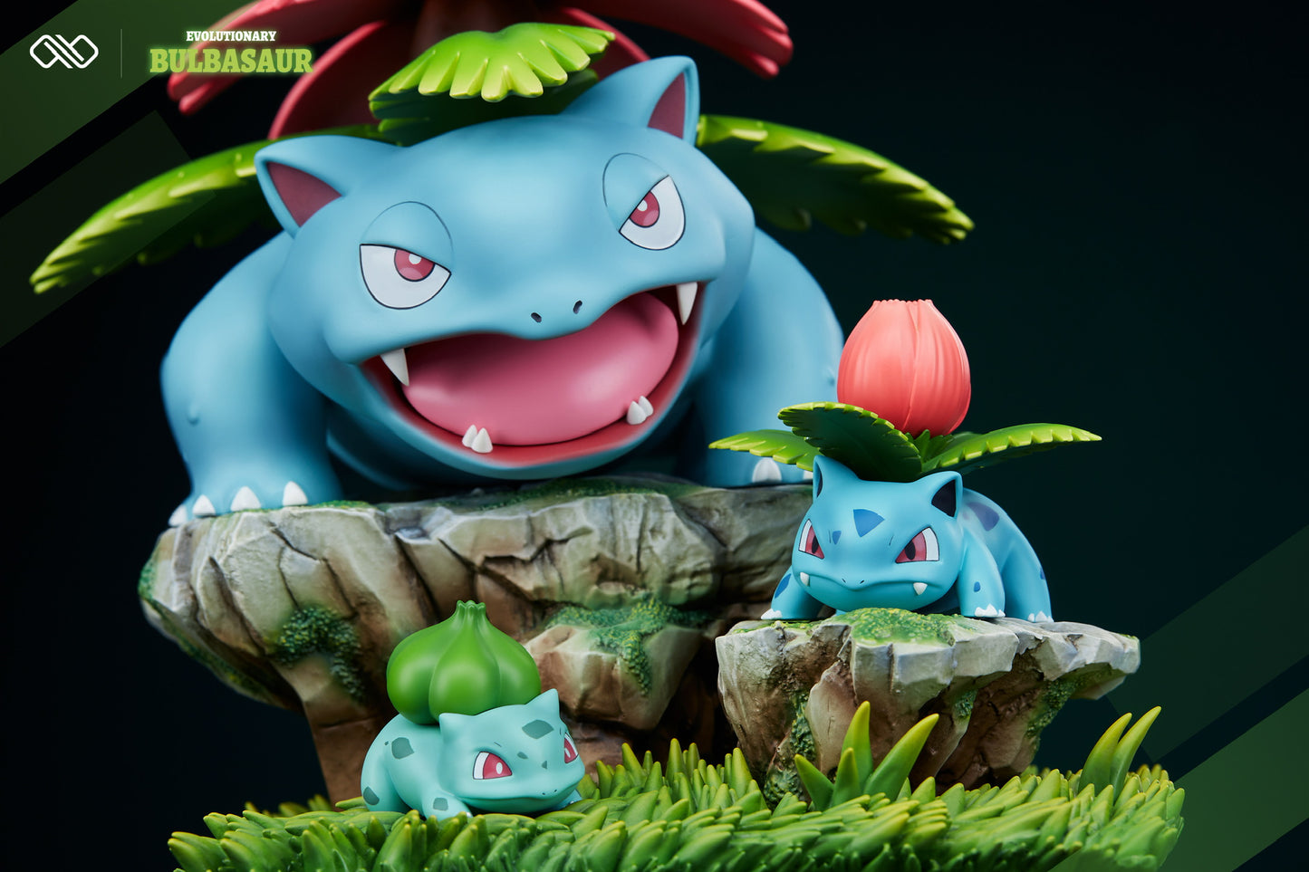 [PREORDER CLOSED] 1/20 Scale World Figure [INFINITE] - Bulbasaur & Ivysaur & Venusaur