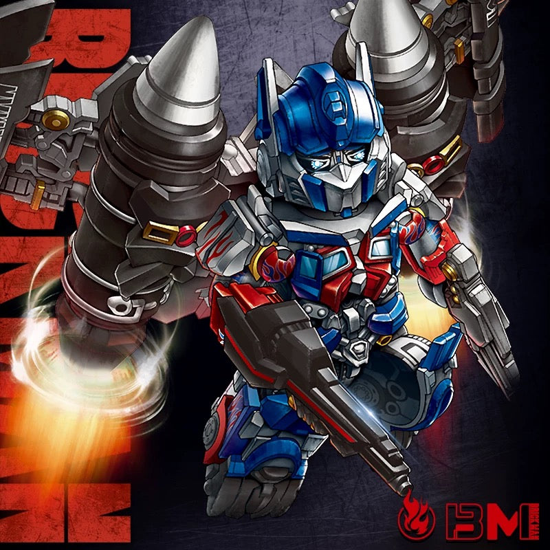 [IN STOCK] Transformers Minifigure [BRICK MAN] - Optimus Prime