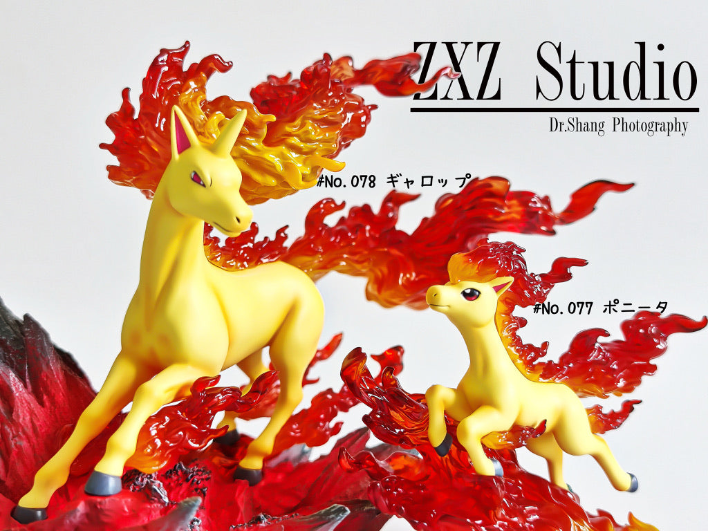 [IN STOCK] 1/20 Scale World Figure [PALLET TOWN] - Ponyta & Rapidash