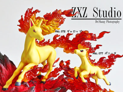 [IN STOCK] 1/20 Scale World Figure [PALLET TOWN] - Ponyta & Rapidash