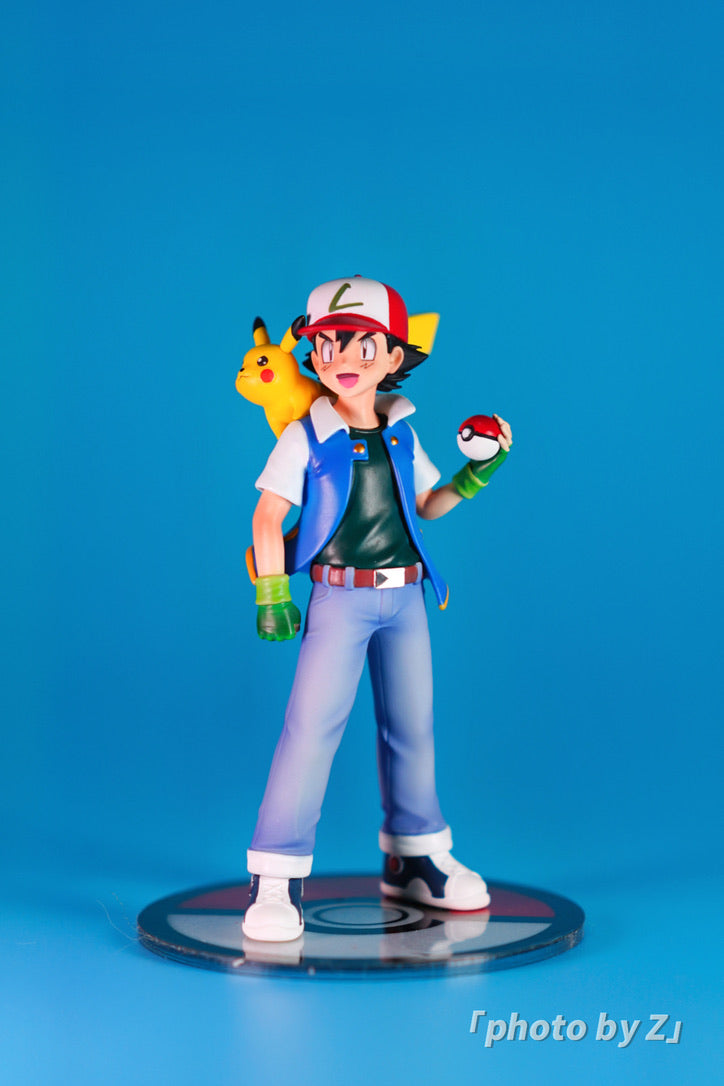 [IN STOCK] 1/20 Scale World Figure [UING] - Ash Ketchum & Pikachu