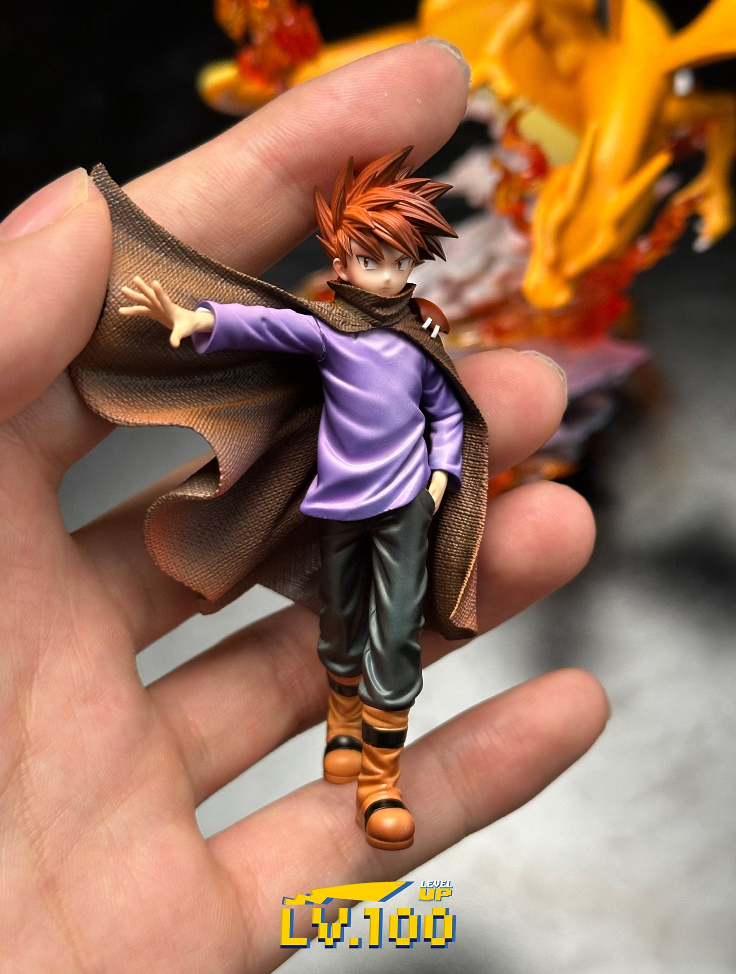 [PREORDER] 1/20 Scale World Figure [LV100 Club] - Blue (Adventures) & Charizard