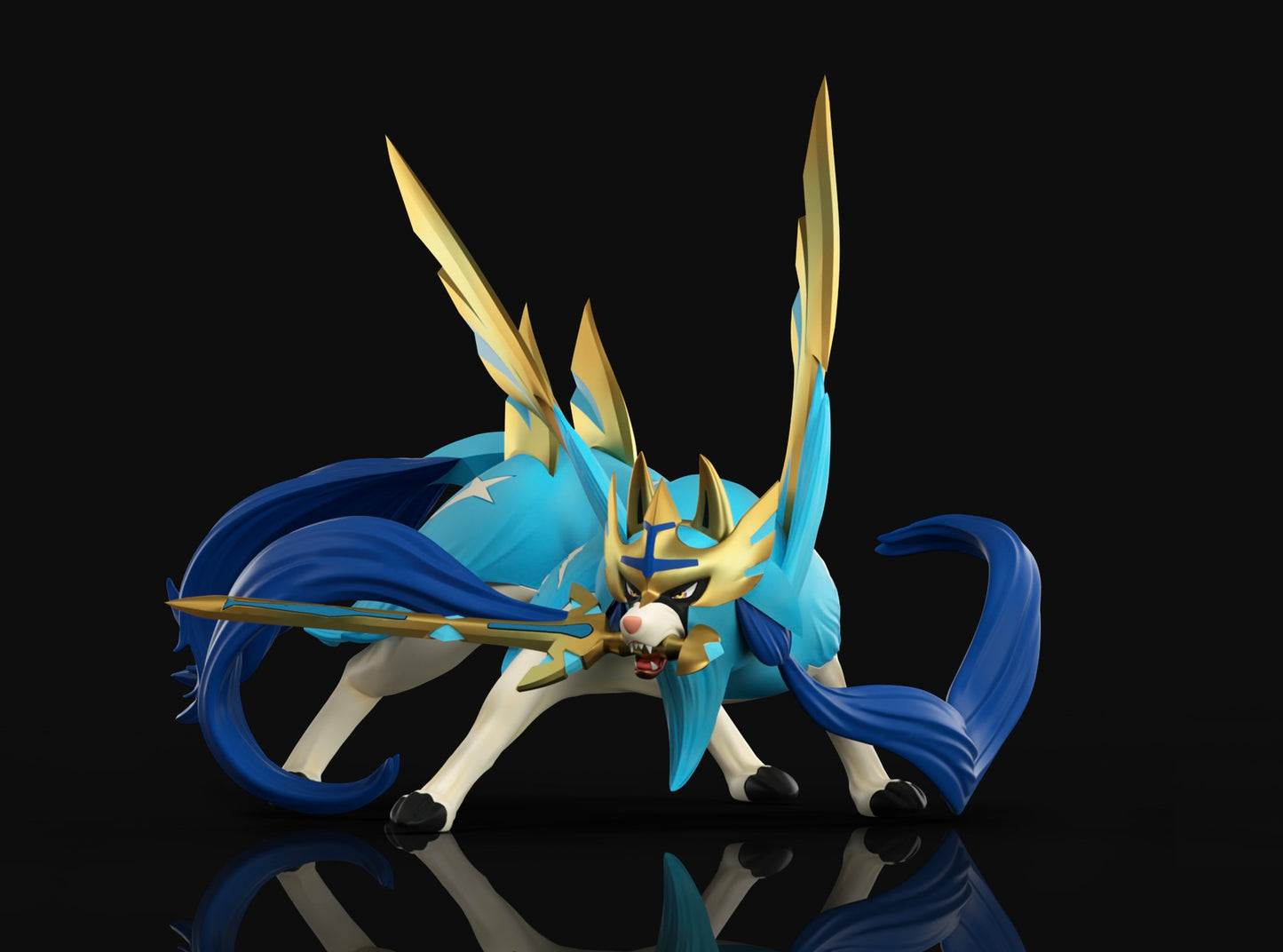 [PREORDER] 1/20 Scale World Figure [WONDER] - Zacian & Zamazenta