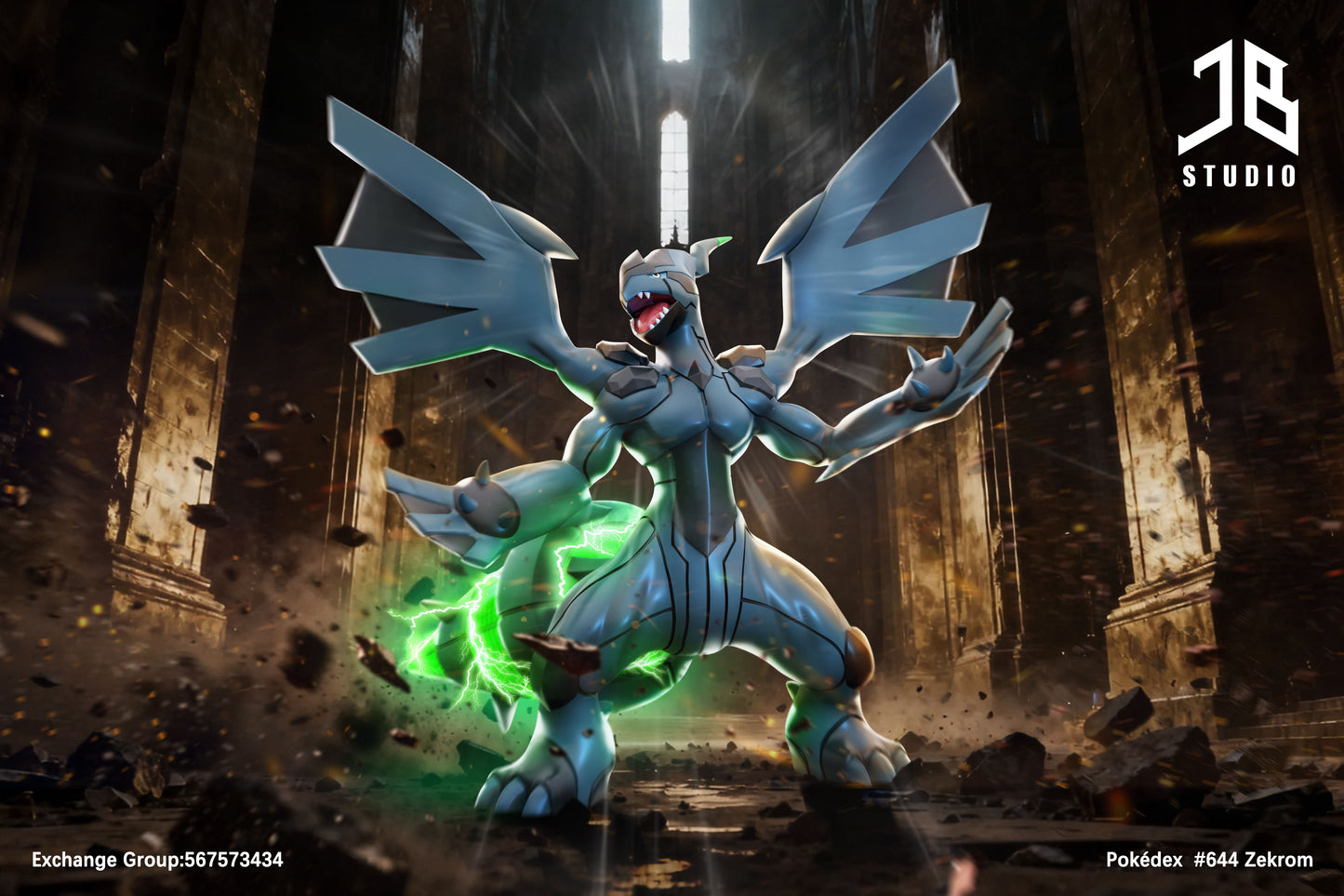 [PREORDER] 1/20 Scale World Figure [JB] - Zekrom