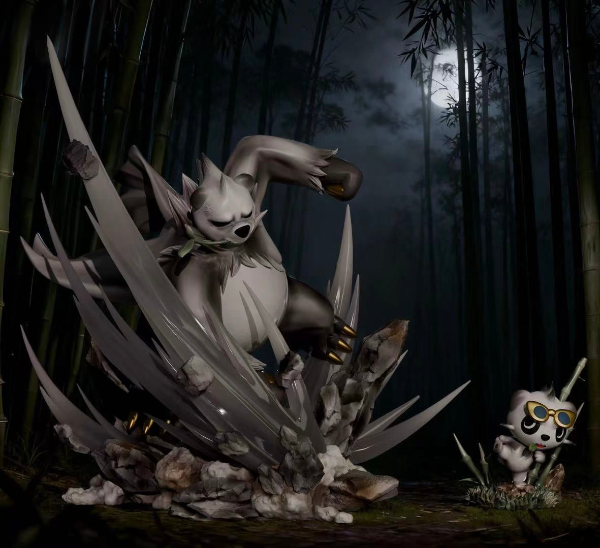 [PREORDER] 1/20 Scale World Figure [BW] - Pancham & Pangoro