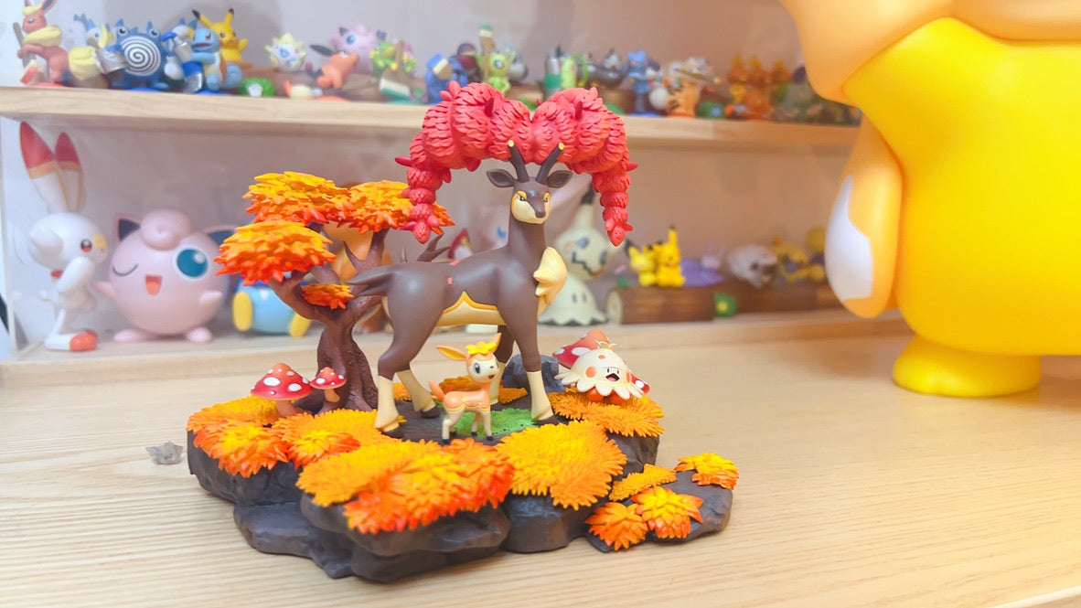 [IN STOCK] 1/20 Scale World Figure [YEYU] - Deerling & Sawsbuck