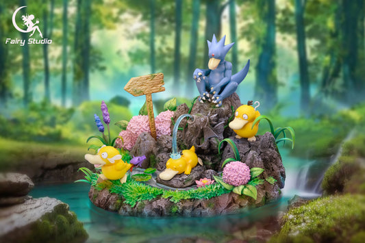 [PREORDER] GK Statue [FAIRY] - Psyduck & Golduck