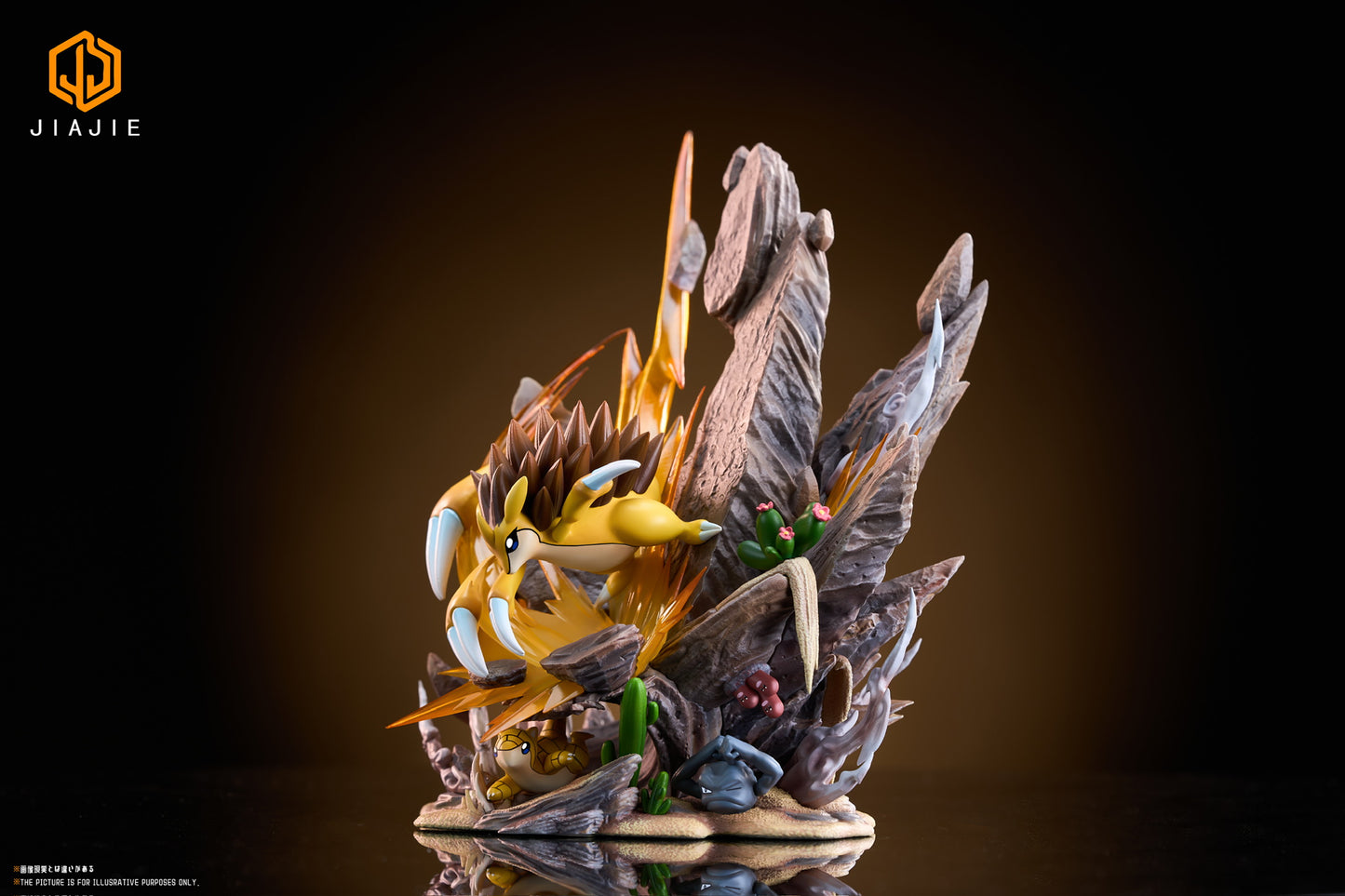 [PREORDER] Mini Statue [JIAJIE] - Sandshrew & Sandslash & Diglett & Dugtrio & Geodude