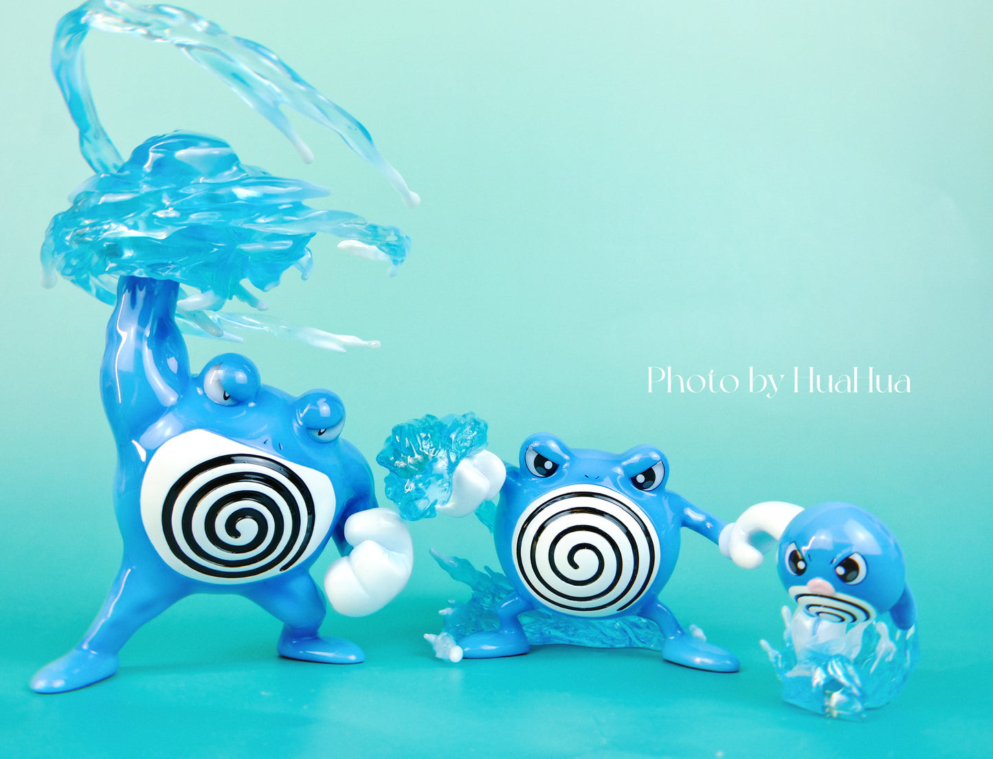 [IN STOCK] 1/20 Scale World Figure [WONDER] - Poliwag & Poliwhirl & Poliwrath & Politoed