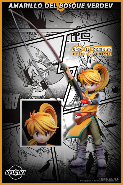[PREORDER] 1/20 Scale World Figure [RED ART] - Yellow & Caterpie & Raticate
