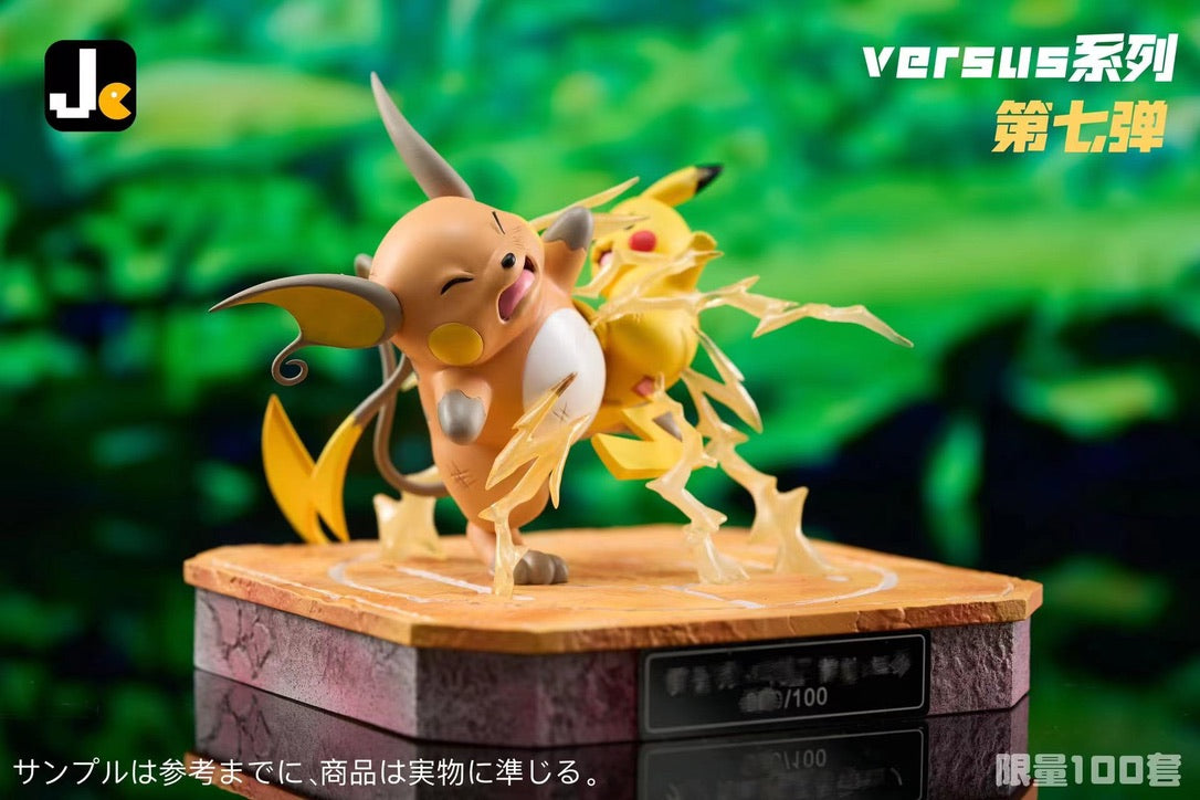 [PREORDER] Mini statue [JC] - Pikachu & Raichu