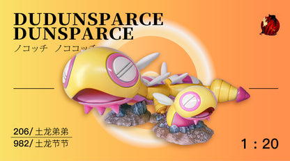 [IN STOCK] 1/20 Scale World Figure [CHUAN] - Dunsparce & Dudunsparce