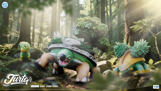[PREORDER] 1/20 Scale World Figure [ZHIMENG] - Turtwig & Grotle & Torterra