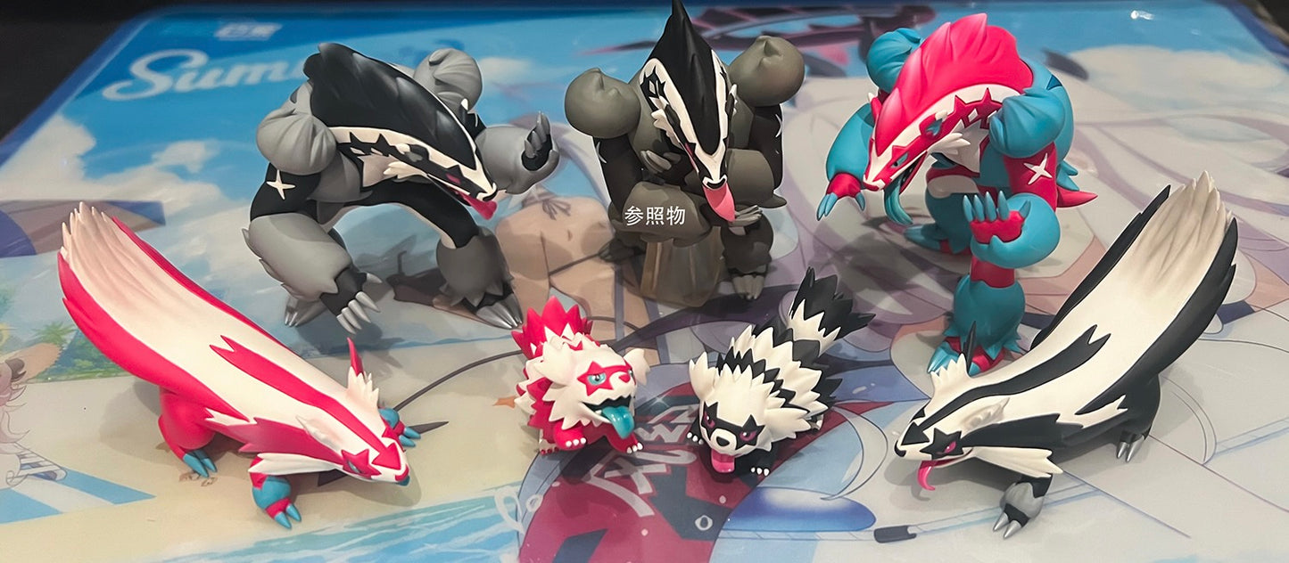 [PREORDER CLOSED] 1/20 Scale World Figure [YEYU] - Zigzagoon & Linoone & Obstagoon