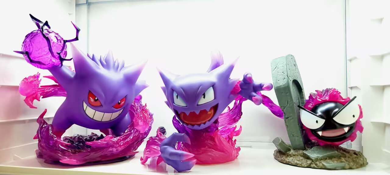 [IN STOCK] 1/20 Scale World Figure [PALLET TOWN] - Gastly & Haunter & Gengar