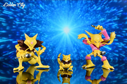 [IN STOCK] 1/20 Scale World Figure [GOLDEN CITY] - Abra & Kadabra & Alakazam