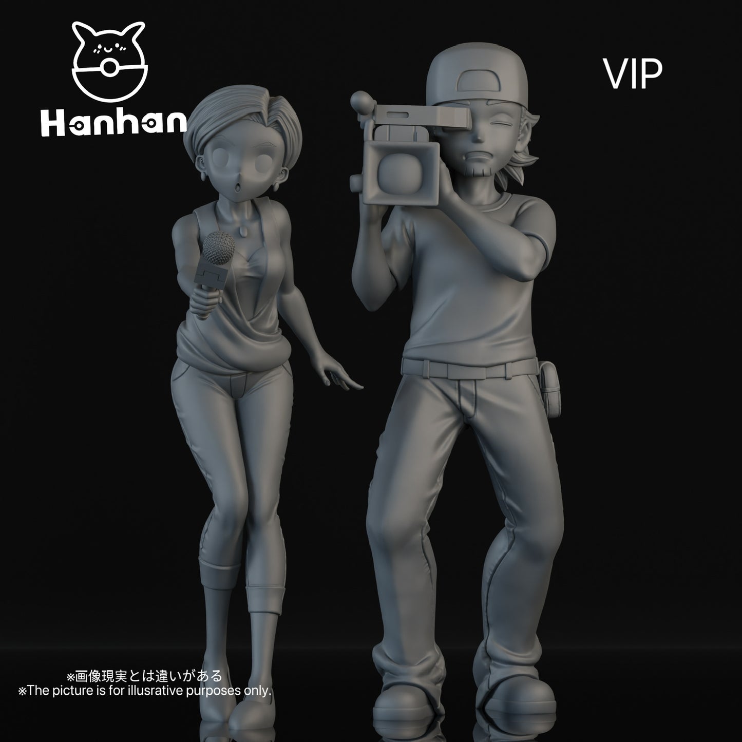 [PREORDER] 1/20 Scale World Figure [HANHAN] - Reporter & Cameraman