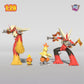 [PREORDER] 1/20 Scale World Figure [UU] - Torchic & Combusken & Blaziken & Mega Blaziken