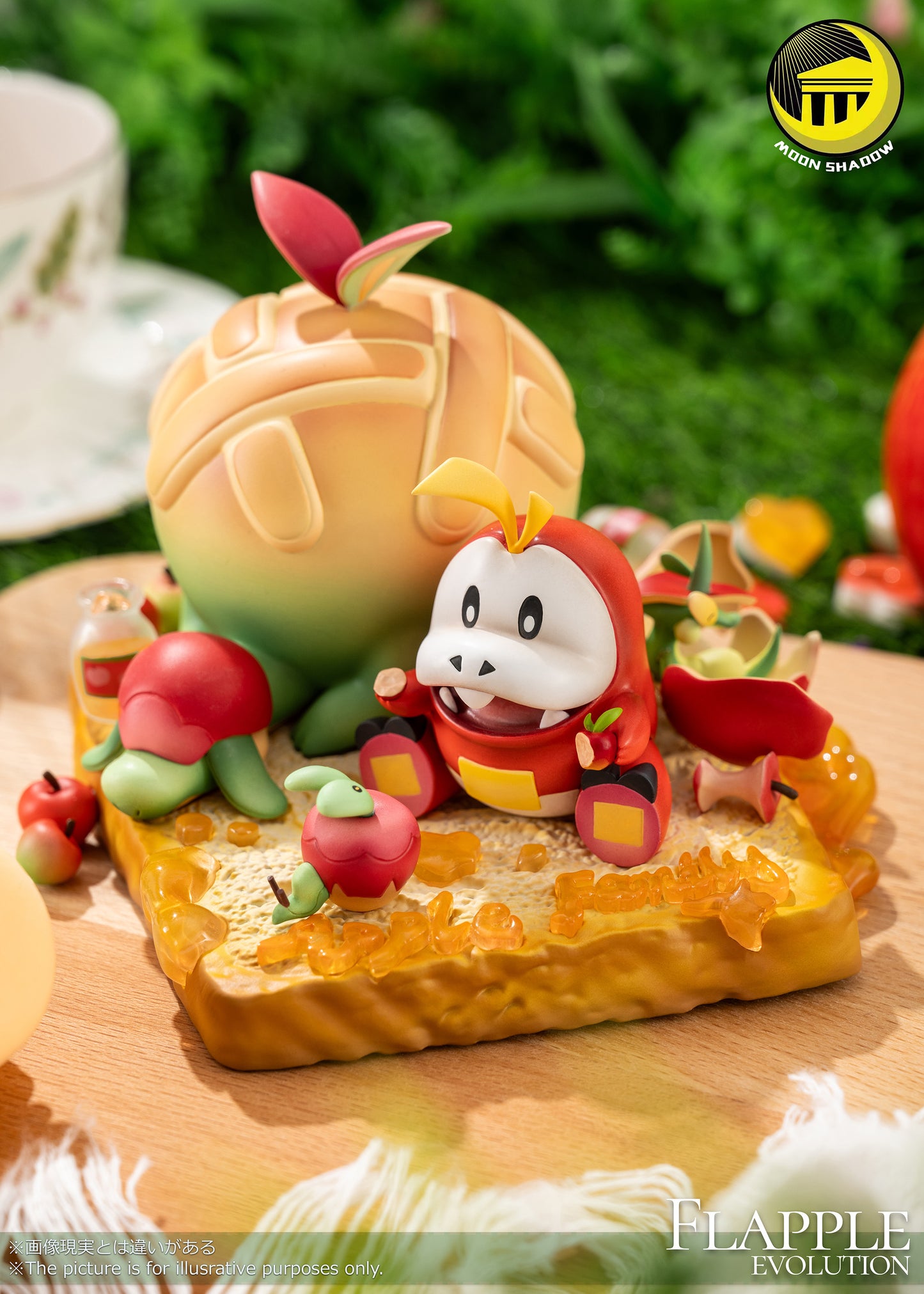 [PREORDER] Mini Statue [MOON SHADOW] - Picnic Time (Applin & Flapple & Appletun & Fuecoco)