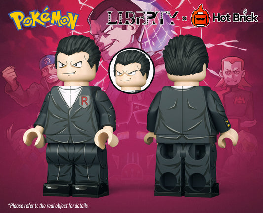 [PREORDER] Pokémon Minifigure [LIBERTY BRICK] - Giovanni & Meowth & Persian