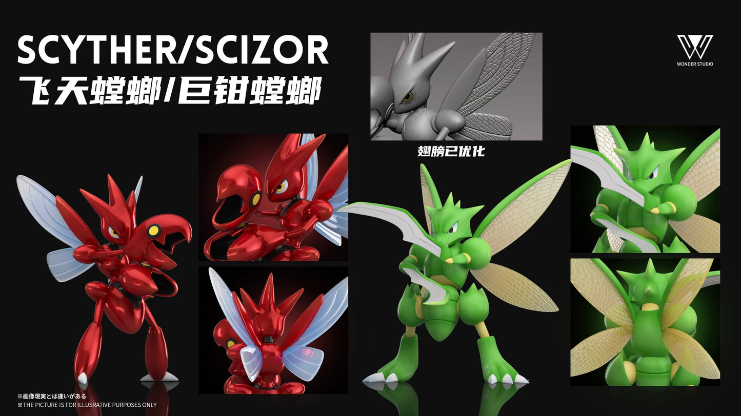 [PREORDER] 1/20 Scale World Figure [WONDER] - Scyther & Scizor