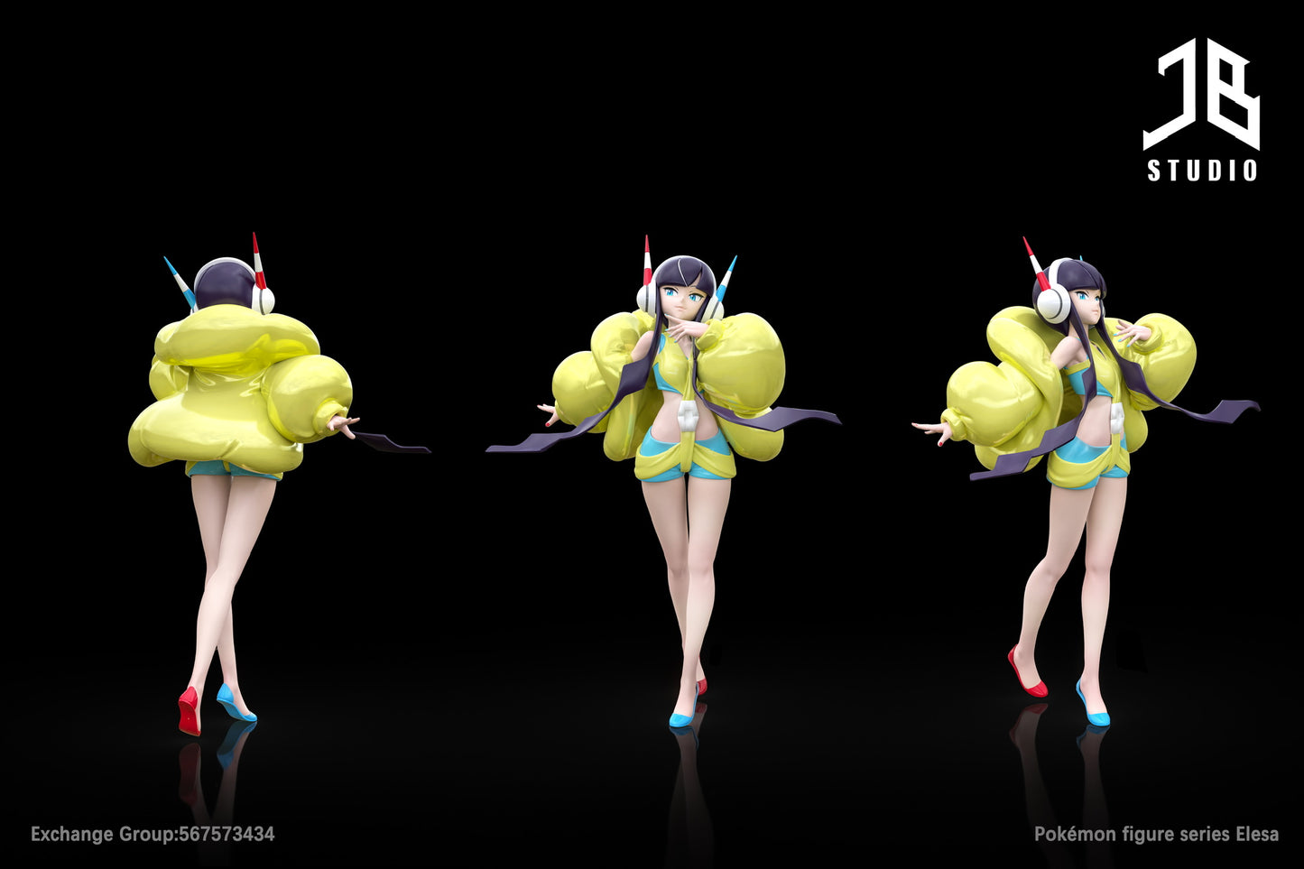 [PREORDER] 1/20 Scale World Figure [JB] - Elesa & Emolga