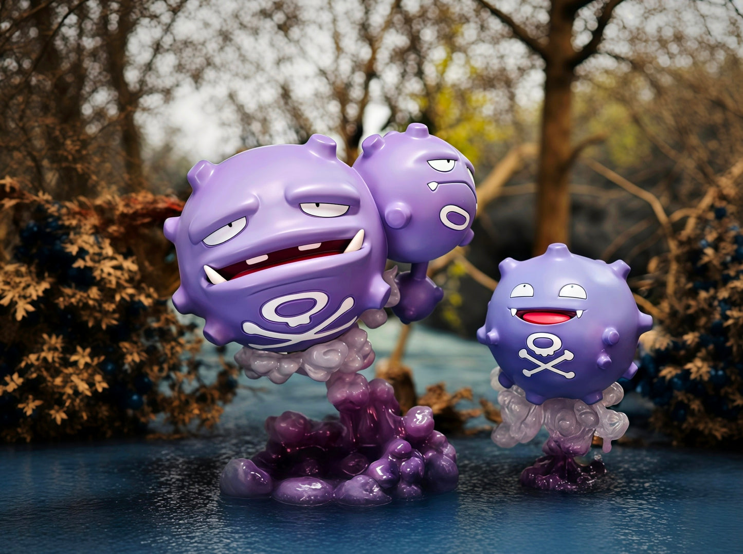 [IN STOCK] 1/20 Scale World Figure [VS] - Koffing & Weezing