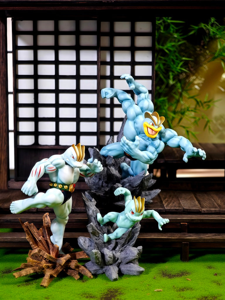 [IN STOCK] 1/20 Scale World Figure [PALLET TOWN] - Machop & Machoke & Machamp B