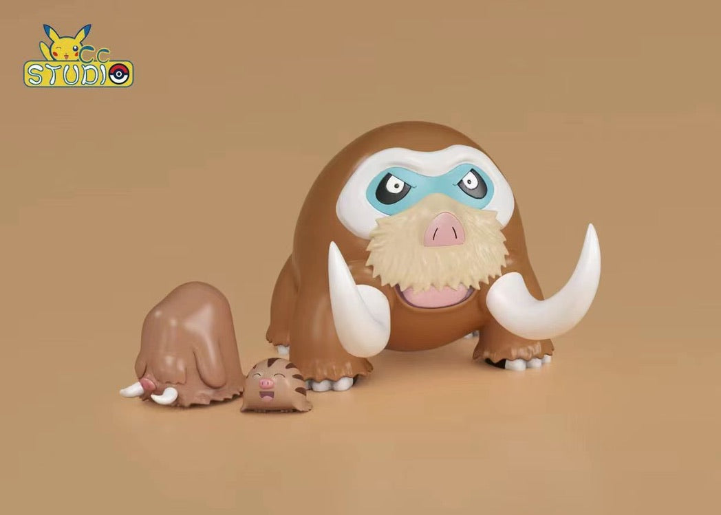 [PREORDER CLOSED] 1/20 Scale World Figure [CC] - Swinub & Piloswine & Mamoswine