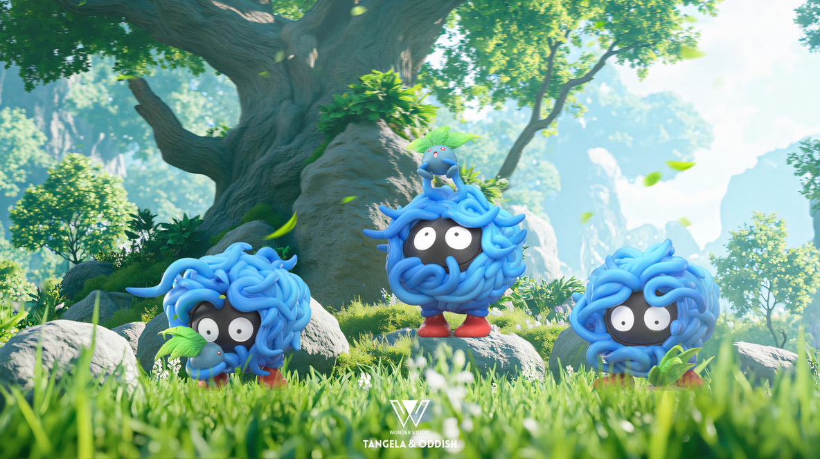 [PREORDER] 1/20 Scale World Figure [WONDER] - Oddish & Gloom & Vileplume & Bellossom & Tangela & Tangrowth