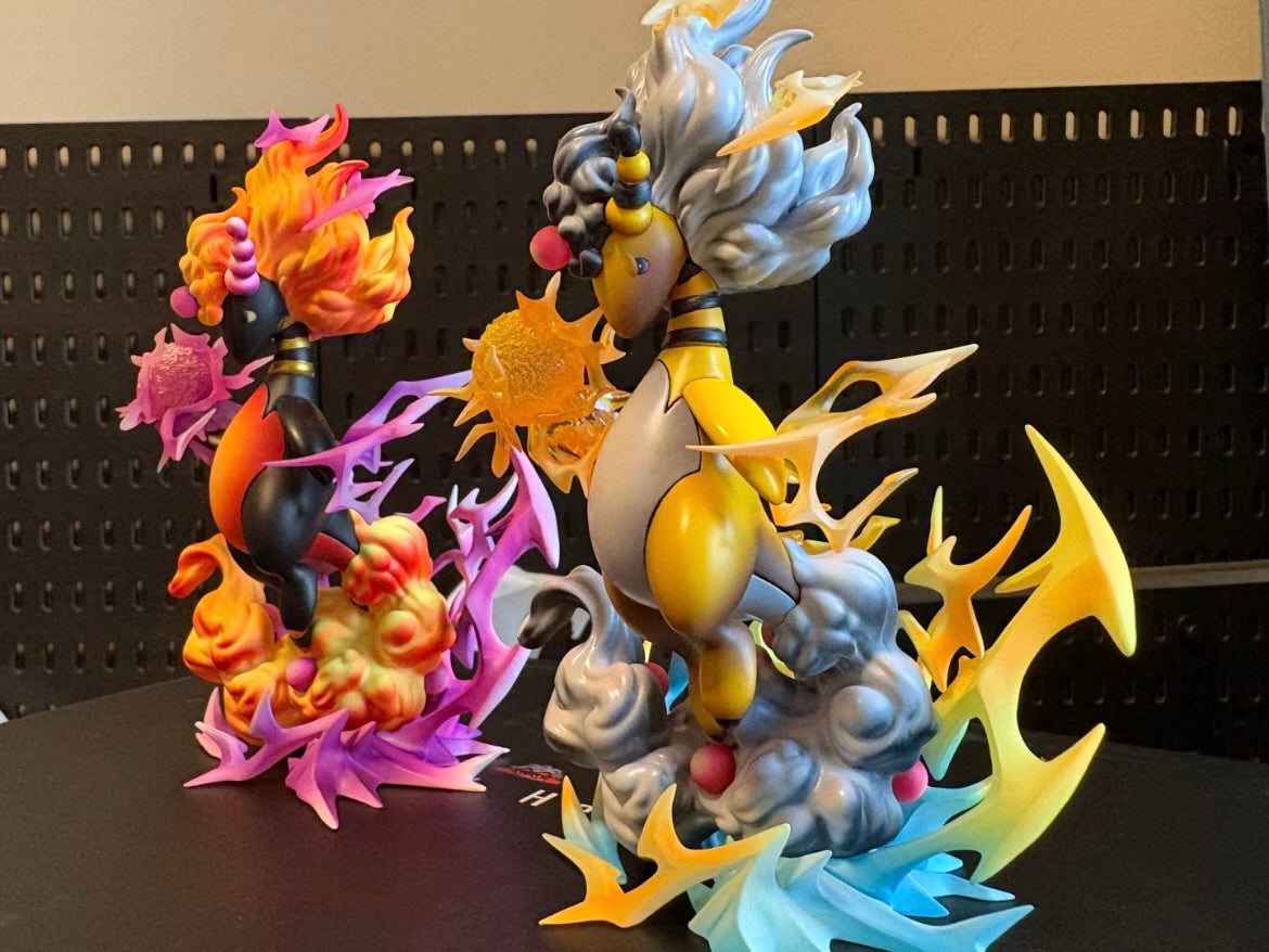 [IN STOCK] 1/20 Scale World Figure [ROCKY HELMET] - Mega Ampharos