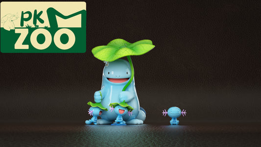 [PREORDER] 1/20 Scale World Figure [ZOO] - Wooper & Quagsire