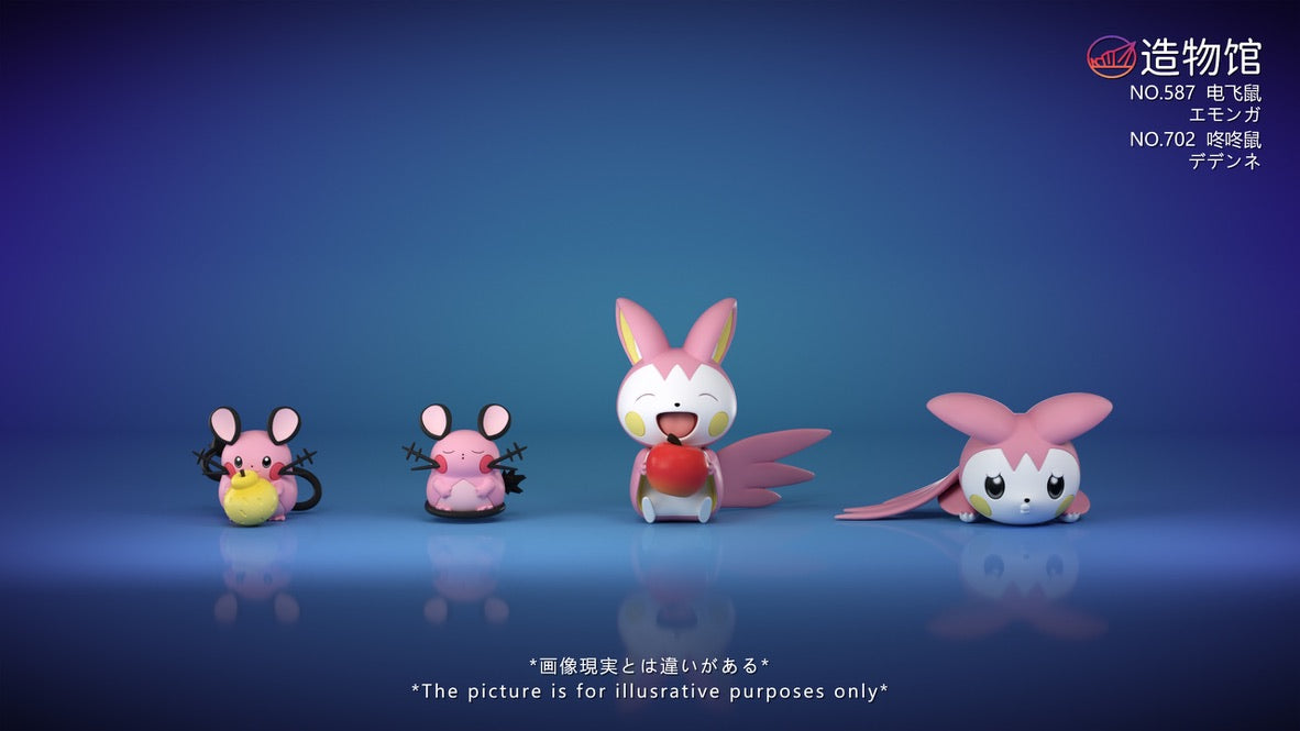 [PREORDER] 1/20 Scale World Figure [ZWG] - Dedenne & Emolga