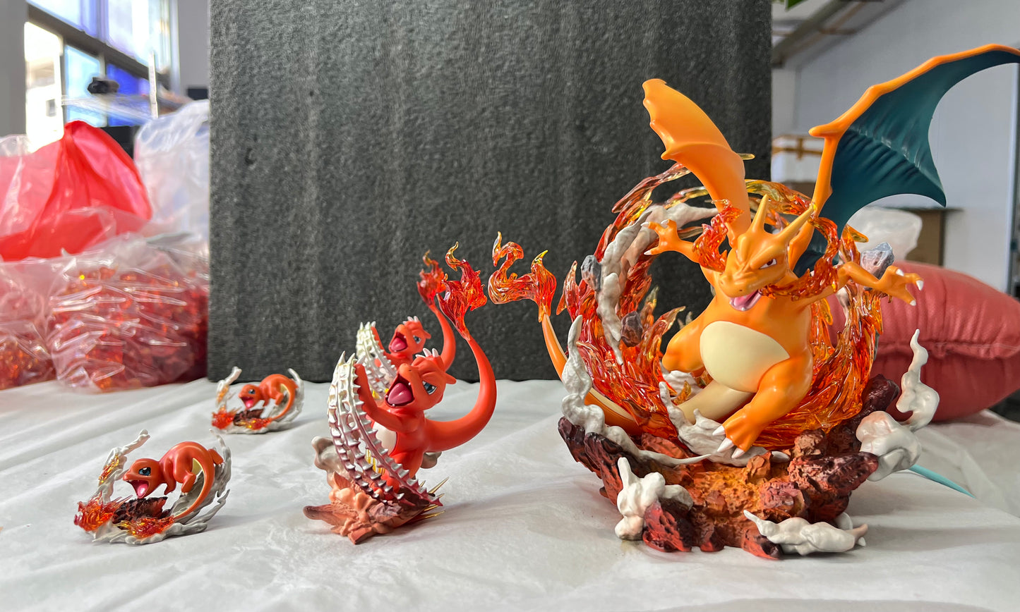 [IN STOCK] 1/20 Scale World Figure [DAIDAI] - Charmander & Charmeleon & Charizard