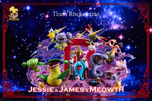 [PREORDER] 1/20 Scale World Figure [DCG] - Jessie & James & Giovanni & Arbok & Meowth & Victreebel & Weezing & Wobbuffet & Seviper & Mime Jr. & Carnivine & Yanmega & Woobat & Yamask & Amoonguss & Frillish & Inkay & Gourgeist & Morpeko