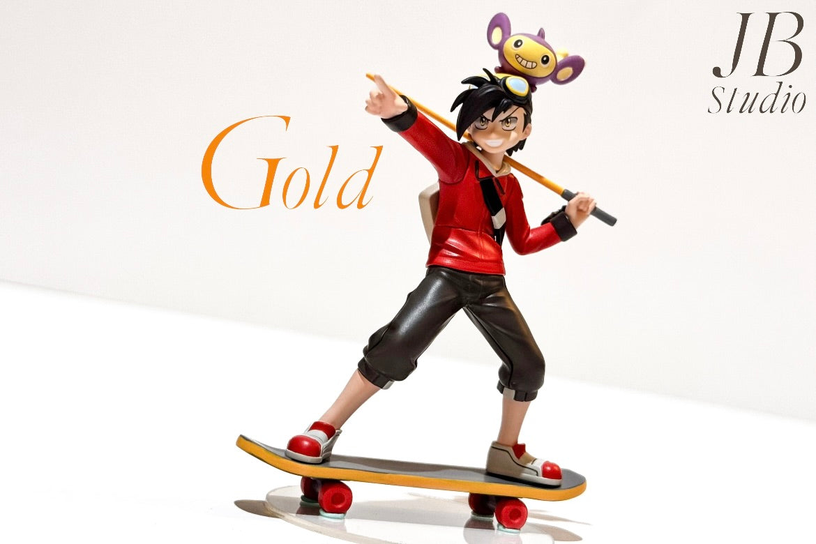 [IN STOCK] 1/20 Scale World Figure [JB] - Ethan / Gold & Aipom