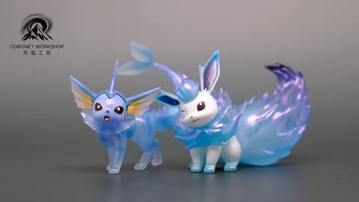[REMAINING BALANCE] 1/20 Scale World Figure [CORONET] - Vaporeon & Flareon