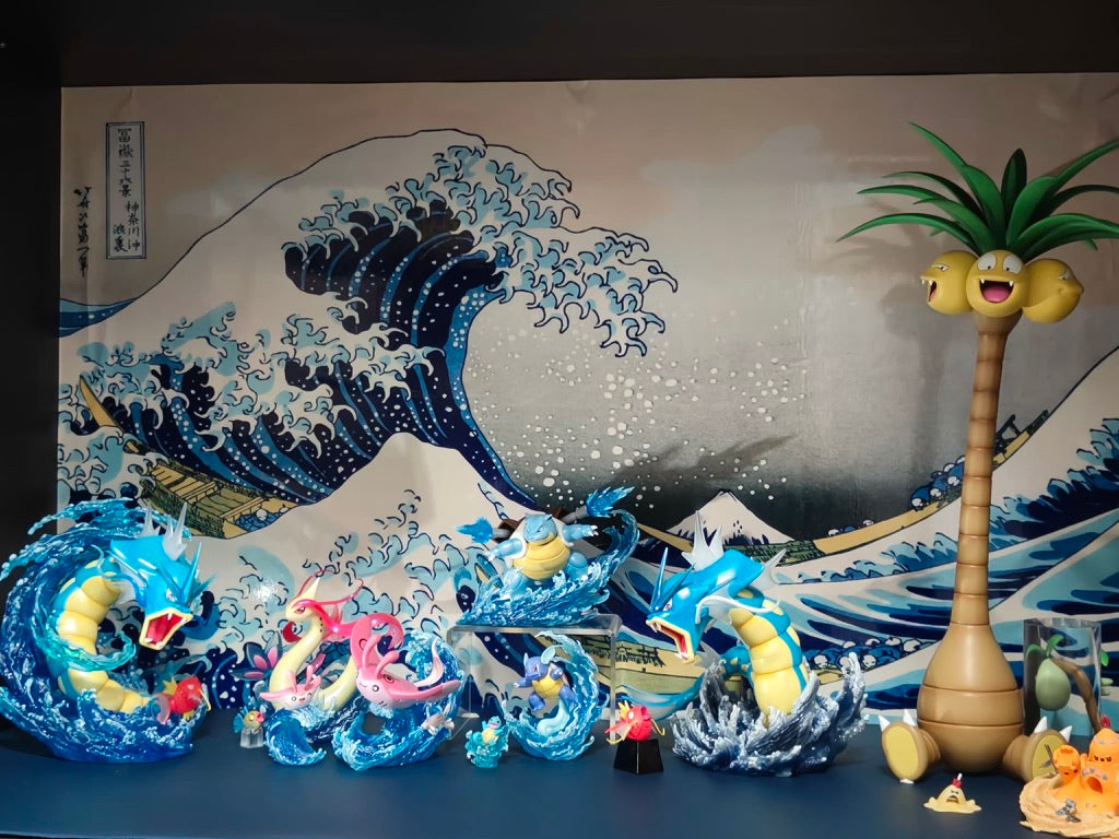 [IN STOCK] 1/20 Scale World Figure [PALLET TOWN] - Magikarp & Gyarados