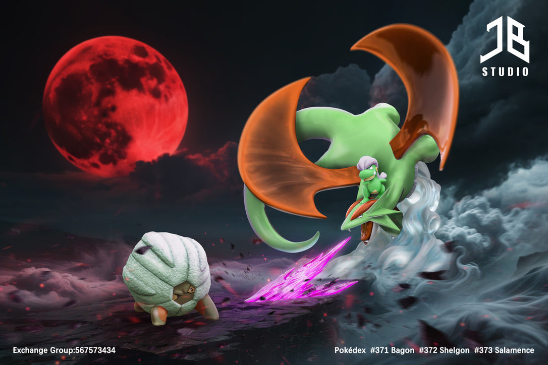 [PREORDER] 1/20 Scale World Figure [JB] - Bagon & Shelgon & Salamence