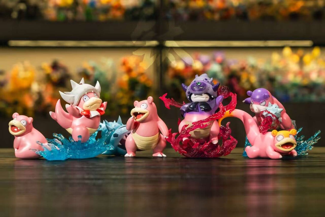 [IN STOCK] 1/20 Scale World Figure [PALLET TOWN] - Galarian Slowpoke & Slowbro & Slowking